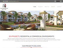 Tablet Screenshot of bnprojects.co.in